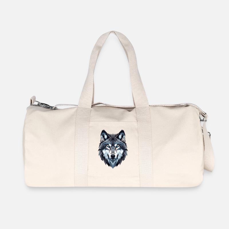 Wolf - Recycled Canvas Sports Bag by Stanley/Stella - natural