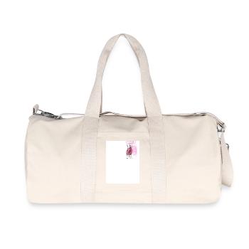 Valmont-1 - Recycelte Canvas-Sporttasche von Stanley/Stella - Naturweiß - Vorne