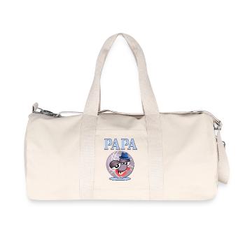 Boule Père Papa Chapeau Pétanque - Sac de sport en toile recyclée Stanley/Stella - blanc naturel - Devant