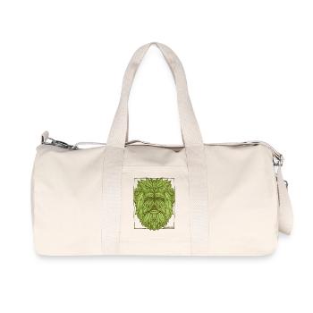 Mystical tree face design - Recycled Canvas Sports Bag by Stanley/Stella - natural - Front