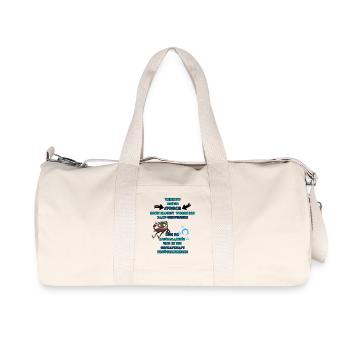 Humorvoller Computerwitz für Technikfans - Recycelte Canvas-Sporttasche von Stanley/Stella - Naturweiß - Vorne