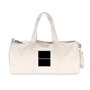 T-shirt de création minimaliste - Sac de sport en toile recyclée Stanley/Stella - blanc naturel - Devant