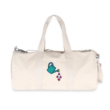 Arrosoir d'Amour et Cœurs - Sac de sport en toile recyclée Stanley/Stella - blanc naturel - Devant