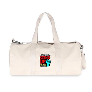 Stand Up Make Sound With Action - Recycled Canvas Sports Bag by Stanley/Stella - natural - Front