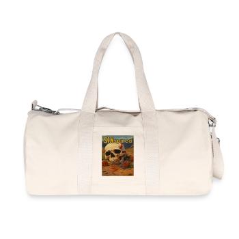 Inspired by Sins, Skull in the Desert - Recycled Canvas Sports Bag by Stanley/Stella - natural - Front