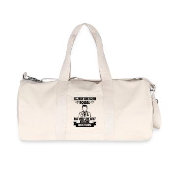 Tous les hommes naissent égaux, Docteur - Sac de sport en toile recyclée Stanley/Stella - blanc naturel - Devant