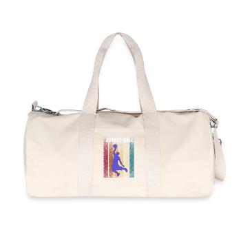 basketball - Recycled Canvas Sports Bag by Stanley/Stella - natural - Front
