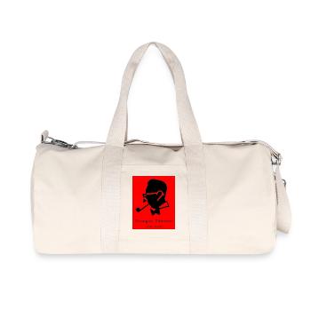 Profile portrait Georges Simenon - Recycled Canvas Sports Bag by Stanley/Stella - natural - Front