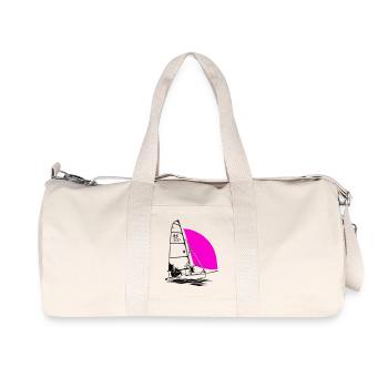RS 500 Sailing dinghy regatta sailing sailing coloured - Recycled Canvas Sports Bag by Stanley/Stella - natural - Front