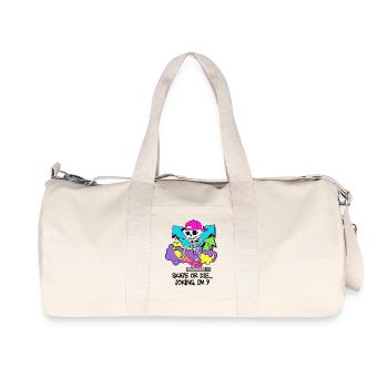 Skate oder stirb, scherzhaft, ich bin 7. - Recycled Canvas Sports Bag by Stanley/Stella - natural - Front