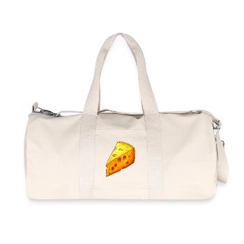 Cheese - Recycled Canvas Sports Bag by Stanley/Stella - natural - Front
