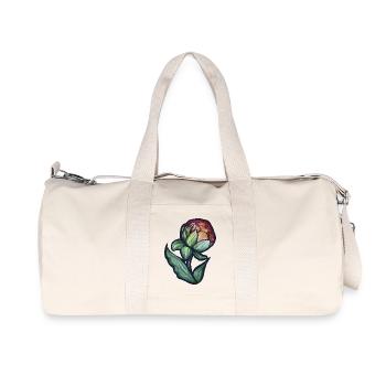 Floraison de pivoine aquarelle - Sac de sport en toile recyclée Stanley/Stella - blanc naturel - Devant