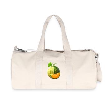 honeydew melon - Recycled Canvas Sports Bag by Stanley/Stella - natural - Front