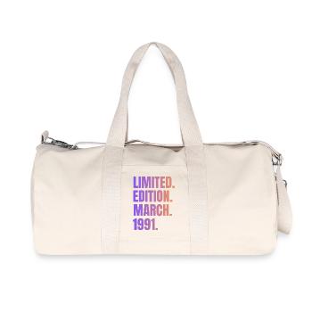 Limited Edition March 1991 - Recycled Canvas Sports Bag by Stanley/Stella - natural - Front