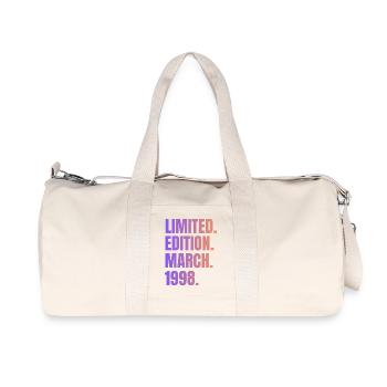 Édition Limitée Mars 1998 - Sac de sport en toile recyclée Stanley/Stella - blanc naturel - Devant