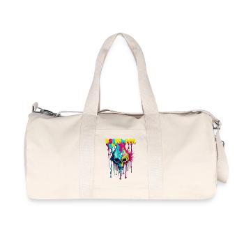 Néon d’Halloween - Sac de sport en toile recyclée Stanley/Stella - blanc naturel - Devant