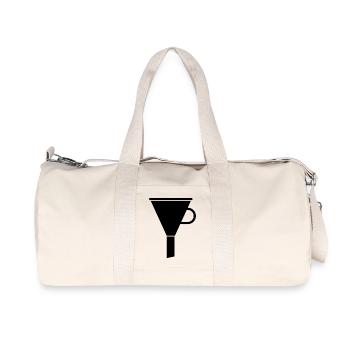 Entonnoir - Sac de sport en toile recyclée Stanley/Stella - blanc naturel - Devant