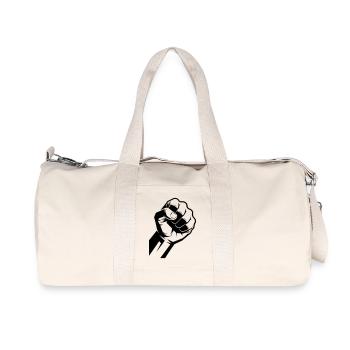 Faust - Recycelte Canvas-Sporttasche von Stanley/Stella - Naturweiß - Vorne