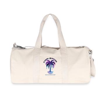 Cyber Summer Palm Melting - Sac de sport en toile recyclée Stanley/Stella - blanc naturel - Devant