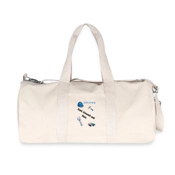 Schlosser T-Shirt Lustiges Geschenk Metallbau-Fans - Recycelte Canvas-Sporttasche von Stanley/Stella - Naturweiß - Vorne