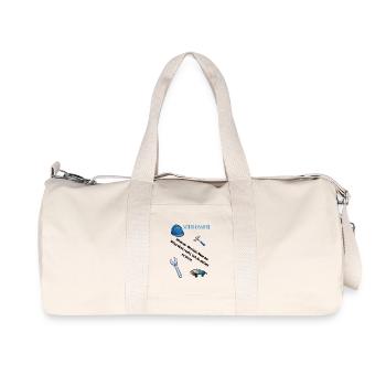 Schlosser T-Shirt Lustiges Geschenk Metallbau-Fans - Recycelte Canvas-Sporttasche von Stanley/Stella - Naturweiß - Vorne