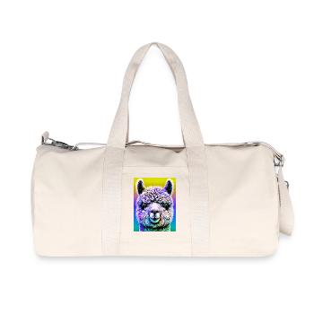 Alpaga - Sac de sport en toile recyclée Stanley/Stella - blanc naturel - Devant