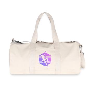 The mountaineers and climbers fit together - Recycled Canvas Sports Bag by Stanley/Stella - natural - Front