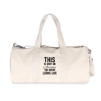 Finanzberater-Geschenk des Steuerberaters für Buchhaltung - Recycelte Canvas-Sporttasche von Stanley/Stella - Naturweiß - Vorne