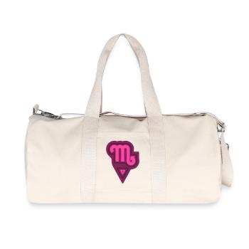 Tierkreis, Stammesskorpion und Wasser - Recycelte Canvas-Sporttasche von Stanley/Stella - Naturweiß - Vorne