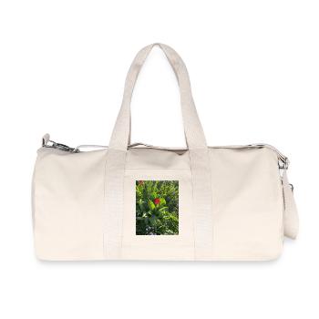 Tulpen im Frühlingsgarten - Recycelte Canvas-Sporttasche von Stanley/Stella - Naturweiß - Vorne