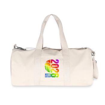 Maillot Maître Volleyball 2026, arc-en-ciel - Sac de sport en toile recyclée Stanley/Stella - blanc naturel - Devant