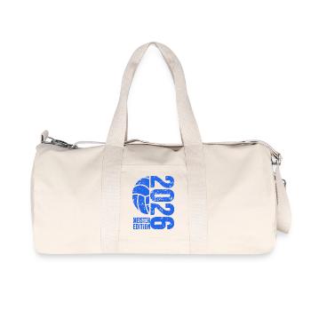 Maillot Volleyball Master 2026, bleu, sweat à capuche, casquette - Sac de sport en toile recyclée Stanley/Stella - blanc naturel - Devant
