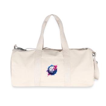 Idées cadeaux Handball - Handballs - Sac de sport en toile recyclée Stanley/Stella - blanc naturel - Devant