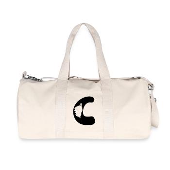 c corse map - Sac de sport en toile recyclée Stanley/Stella - blanc naturel - Devant