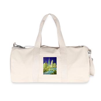 London Skyline - Recycled Canvas Sports Bag by Stanley/Stella - natural - Front