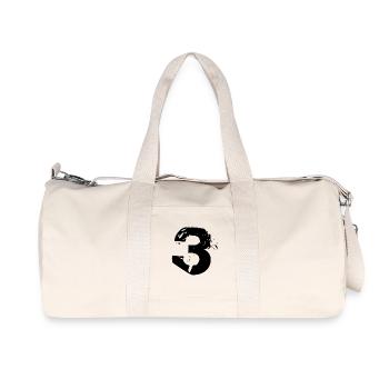 3 - Recycelte Canvas-Sporttasche von Stanley/Stella - Naturweiß - Vorne