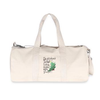Christkind Glumpert - Recycelte Canvas-Sporttasche von Stanley/Stella - Naturweiß - Vorne