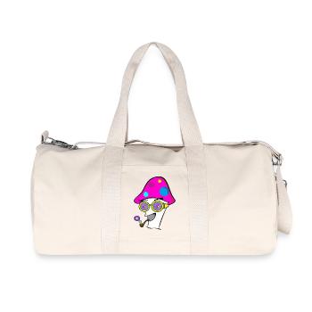 Hallu-pilz - Recycelte Canvas-Sporttasche von Stanley/Stella - Naturweiß - Vorne