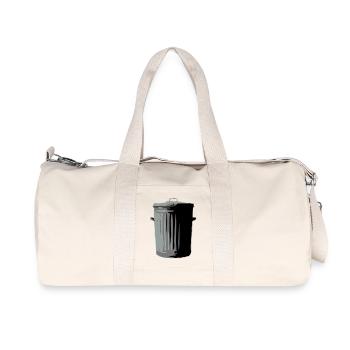 Mülltonne - Recycelte Canvas-Sporttasche von Stanley/Stella - Naturweiß - Vorne