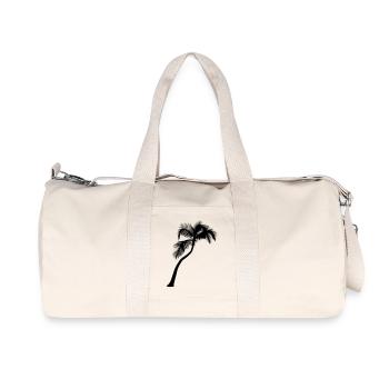 Palme - Recycelte Canvas-Sporttasche von Stanley/Stella - Naturweiß - Vorne