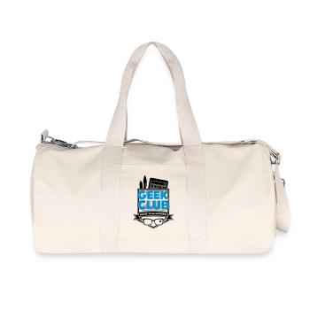 Geek Club - Sac de sport en toile recyclée Stanley/Stella - blanc naturel - Devant