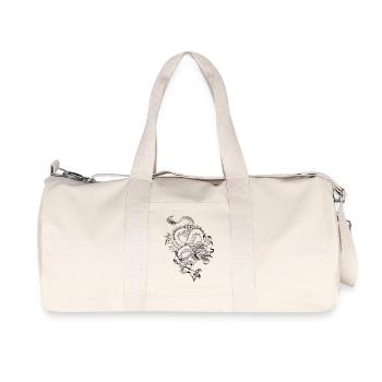 Chinese dragon by dk - Sac de sport en toile recyclée Stanley/Stella - blanc naturel - Devant