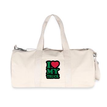 I love my truck - Recycled Canvas Sports Bag by Stanley/Stella - natural - Front