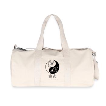 Kung Fu - Recycelte Canvas-Sporttasche von Stanley/Stella - Naturweiß - Vorne