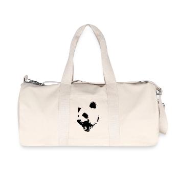 Panda - Recycled Canvas Sports Bag by Stanley/Stella - natural - Front