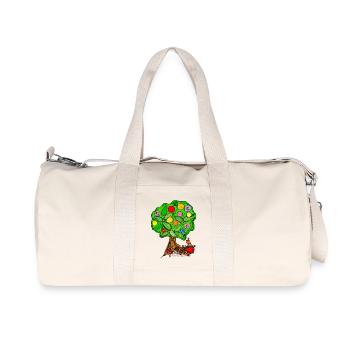 Arbre de vie - Sac de sport en toile recyclée Stanley/Stella - blanc naturel - Devant
