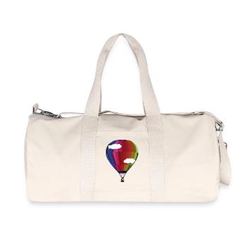 Ballon - un morceau de liberté. - Sac de sport en toile recyclée Stanley/Stella - blanc naturel - Devant