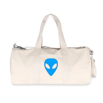 Alien - (Blue) - Recycled Canvas Sports Bag by Stanley/Stella - natural - Front