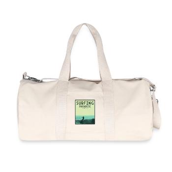 Surfing paradise Honolulu - Recycled Canvas Sports Bag by Stanley/Stella - natural - Front