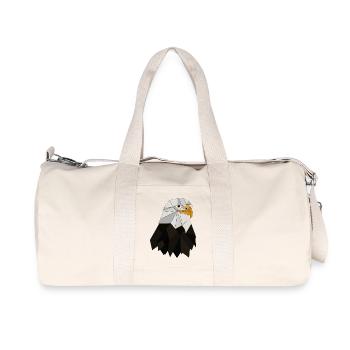 Eagle geometric - Recycled Canvas Sports Bag by Stanley/Stella - natural - Front